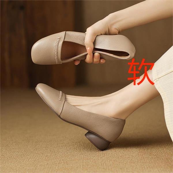 Handcrafted Leather Women's Shoes: Luxurious Elegance & Quality(Easn20182833)