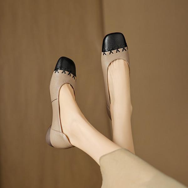 Exquisite Handmade Leather Women's Shoes: Elegance Redefined(Easn20182832)