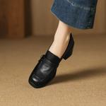 Handcrafted Luxury Leather Women's Shoes, Exquisite Quality(Easn20182802)