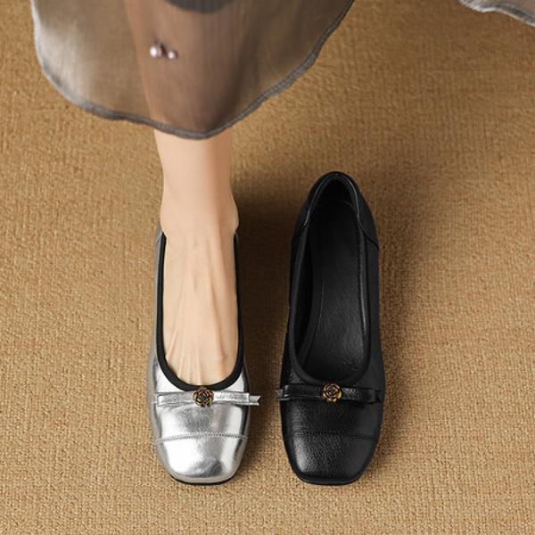 Handcrafted Luxury Genuine Leather Women's Shoes: Elegance Meets Superior Craftsmanship(Easn20182858)