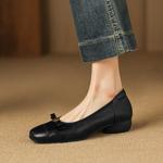 Handcrafted Luxury Genuine Leather Women's Shoes: Elegance Meets Superior Craftsmanship(Easn20182858)