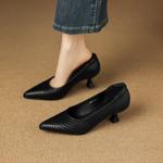 Handcrafted Luxury Leather Women’s Shoes: Elegance Redefined(Easn20182855)