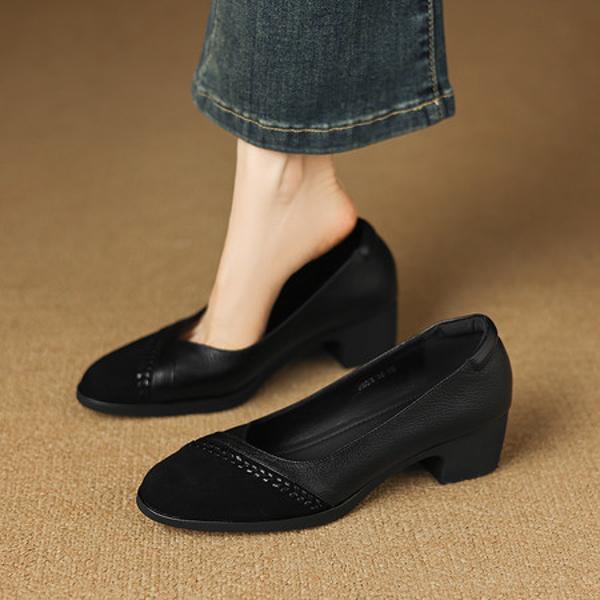 Luxurious Handmade Leather Women’s Shoes, Crafted to Perfection(Easn20182853)