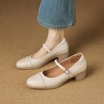 Exquisite Handcrafted Leather Women's Shoes: Luxury, Elegance, and Quality(Easn20182867)