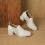 Elegantly Crafted Genuine Leather Handmade Women's Shoes(Easn20182808)