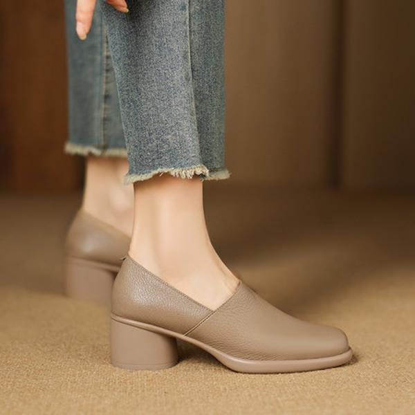 Crafted Luxury: Handcrafted Leather Women's Shoes(Easn20182805)