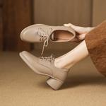 Luxury Handmade Leather Women's Shoes: Crafted Elegance.(Easn20182803)