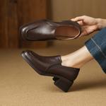 Exquisite Handcrafted Leather Women’s Shoes for Elegance(Easn20182835)