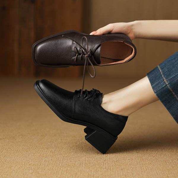 Handcrafted Luxury Leather Women's Shoes - Elegance Redefined(Easn20182836)