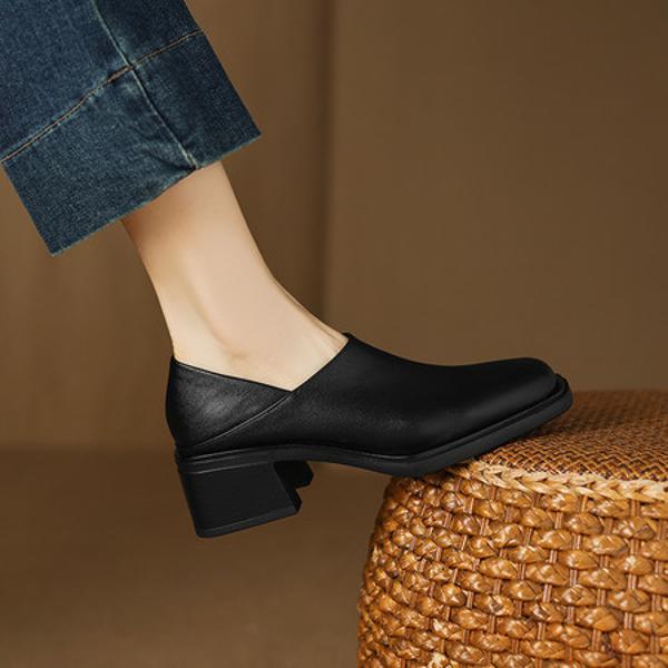 Elegant Handcrafted Leather Women's Shoes: Luxury Quality(Easn20182862)