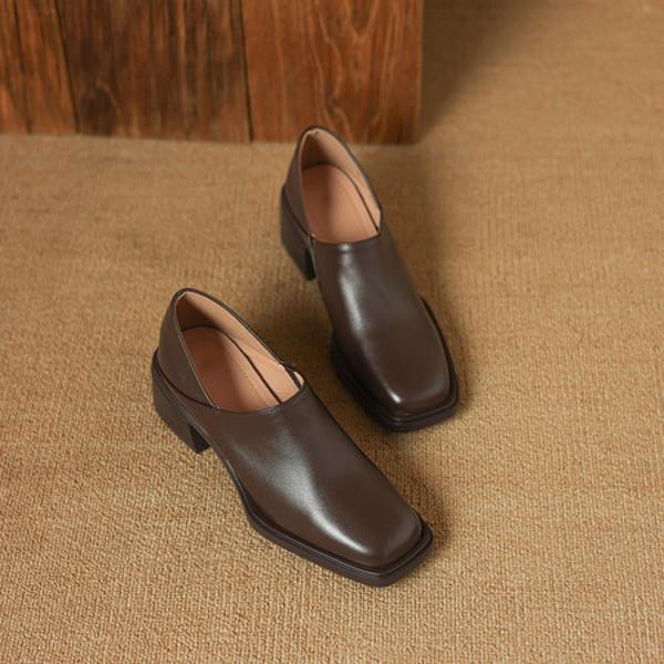 Elegant Handcrafted Leather Women's Shoes: Luxury Quality(Easn20182862)