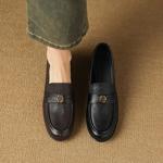 Handcrafted Genuine Leather Women's Shoes: Elegant Artistry with Luxurious Quality(Easn20182839)