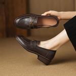 Luxurious Handcrafted Leather Women’s Shoes of Elegance(Easn20182859)