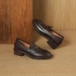 Luxurious Handcrafted Leather Women’s Shoes of Elegance(Easn20182859)