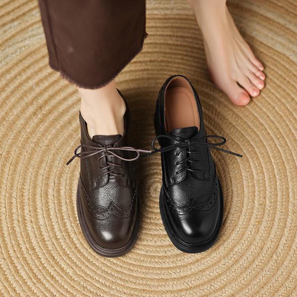 Handcrafted Leather Women's Shoes: Luxury & Elegance(Easn20182500)