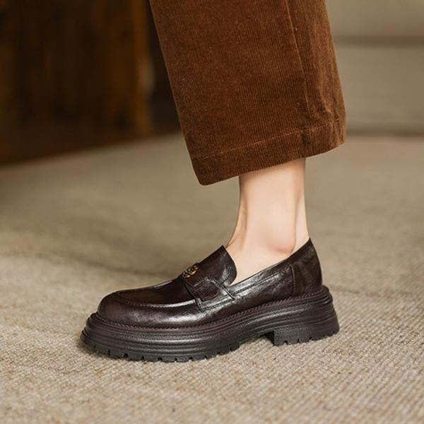 Crafted Elegance: Luxurious Handmade Leather Women’s Shoes(Easn20182507)