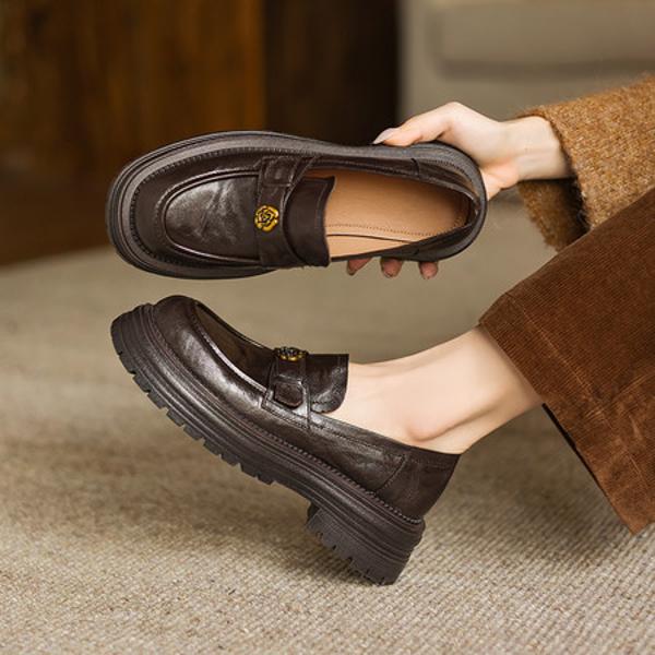 Crafted Elegance: Luxurious Handmade Leather Women’s Shoes(Easn20182507)