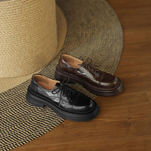 Elegance in Every Step: Handcrafted Genuine Leather Women's Shoes of High Quality(Easn20182398)