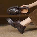 Elegant Handcrafted Leather Women’s Shoes with Premium Quality(Easn20182397)