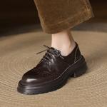 Elegant Handcrafted Leather Women’s Shoes with Premium Quality(Easn20182397)