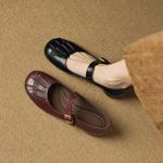 Handcrafted Luxury Leather Women's Shoes: Exquisite Quality and Elegant Craftsmanship(Easn20182909)