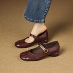 Handcrafted Luxury Leather Women's Shoes: Exquisite Quality and Elegant Craftsmanship(Easn20182909)