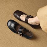 Exquisite Handcrafted Leather Women’s Shoes – Luxury Elegance(Easn20182910)