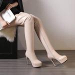 Elegant Handmade Leather Women’s Shoes, Crafted with Luxury(Ebaiyilinxcm11)