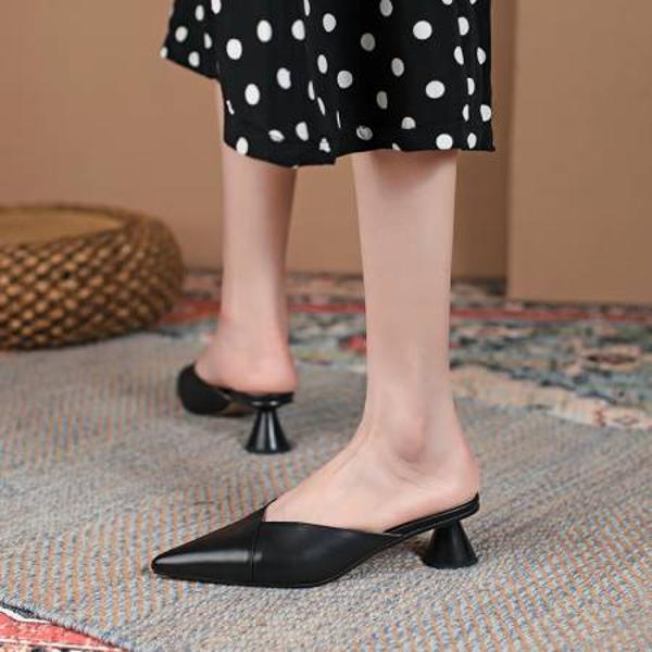 Elegant Handcrafted Leather Women's Shoes(Ebaiyilinx21-21)