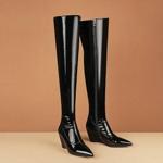 Elegant Handmade Leather Women’s Shoes: Luxurious Craftsmanship(Ebaiyilinx21-39)