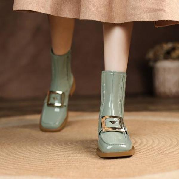 Crafted Luxury: Handcrafted Genuine Leather Women's Shoes for Elegance(EbaiyilinxXP-03)