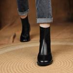 Handcrafted Luxury Genuine Leather Women's Shoes(EbaiyilinxXP-04)