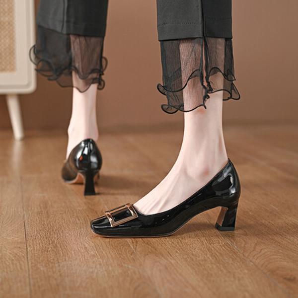 Exquisite Handmade Genuine Leather Women's Shoes: A Touch of Luxury and Elegance(Ebaiyilinx23-15)