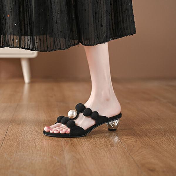 Elegant Handcrafted Leather Women’s Shoes - Luxury Craftsmanship(Ebaiyilinx23-18)