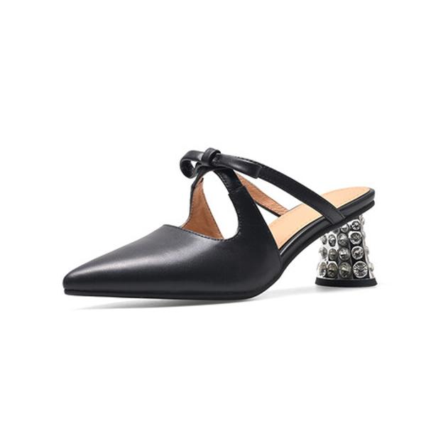 Elegant Handcrafted Genuine Leather Women's Shoes - Luxurious Craftsmanship(Ebaiyilinx23-22)