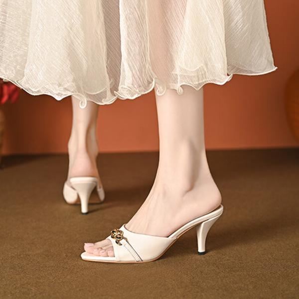 Handcrafted Genuine Leather Women's Shoes - Luxurious Elegance(Ebaiyilinx23-27)