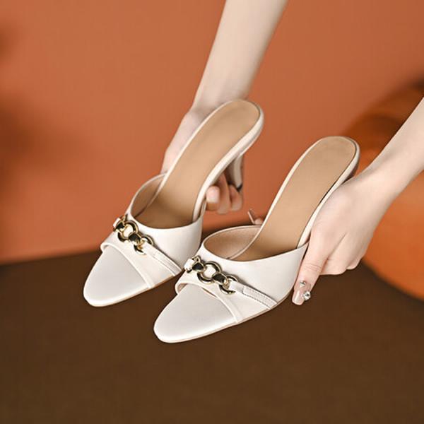 Handcrafted Genuine Leather Women's Shoes - Luxurious Elegance(Ebaiyilinx23-27)