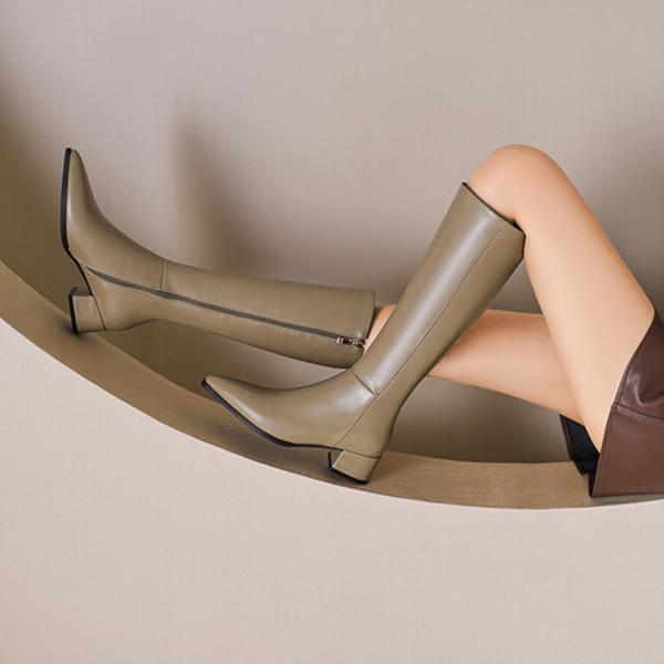 Handcrafted Luxury Leather Women's Shoes for Elegant Style(Ebaiyilinx23-38)