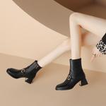 Exquisite Handcrafted Leather Women's Shoes for Elegance(Ebaiyilinx23-45)