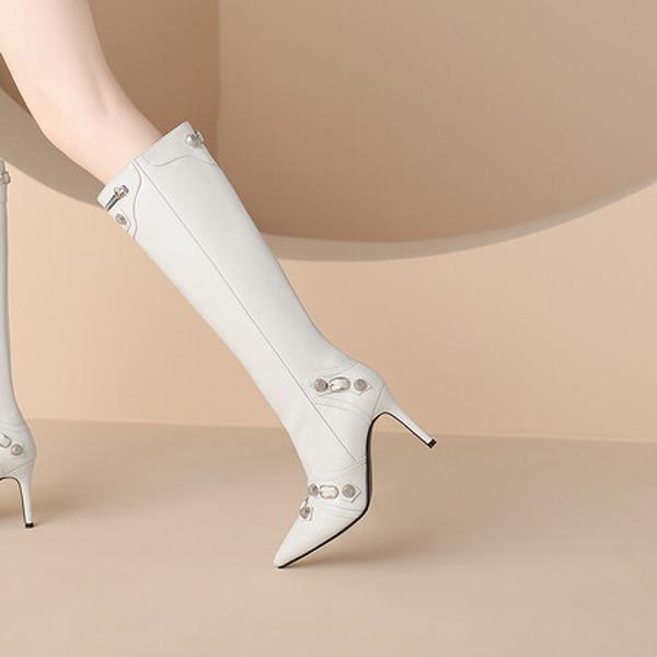 Handcrafted Genuine Leather Women's Shoes - Luxury & Elegance(Ebaiyilinx23-33A)