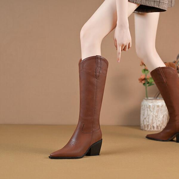 Handcrafted Luxury Leather Women's Shoes – Elegance Redefined(Ebaiyilinx23-5A)