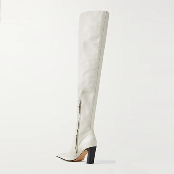 Exquisite Handmade Leather Women's Shoes: Luxury Craftsmanship & Elegance(Ebaiyilinx23-63)