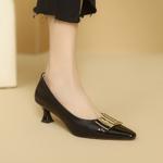 Elegant Handcrafted Leather Women's Shoes of Luxurious Quality(Ebaiyilinx45771)
