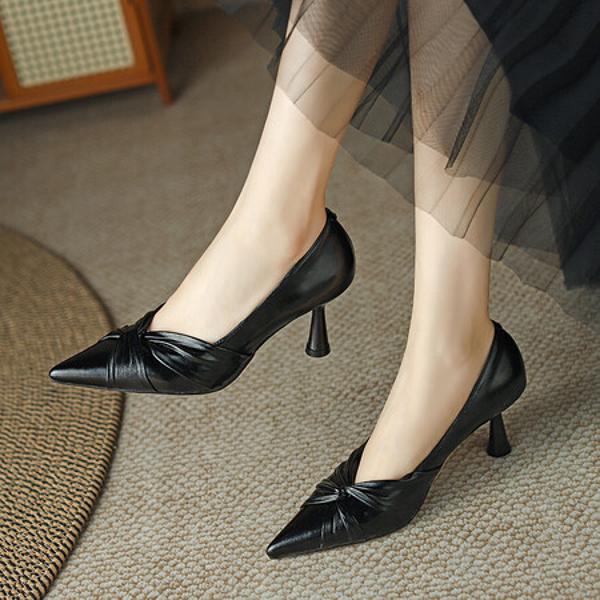 Exquisite Handcrafted Leather Shoes for Elegant Women(Ebaiyilinx45862)