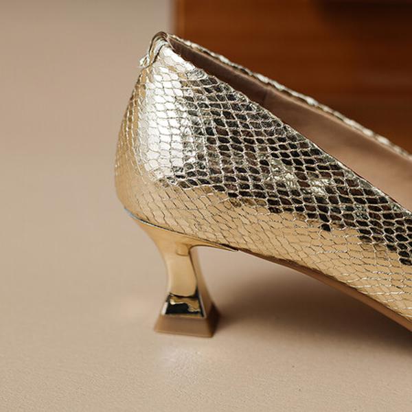 Exquisite Handmade Leather Shoes for Elegant Women(Ebaiyilinx45893)