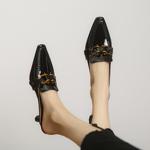 Handcrafted Luxury Leather Women's Shoes - Elegant Design(Ebaiyilinx24-15)