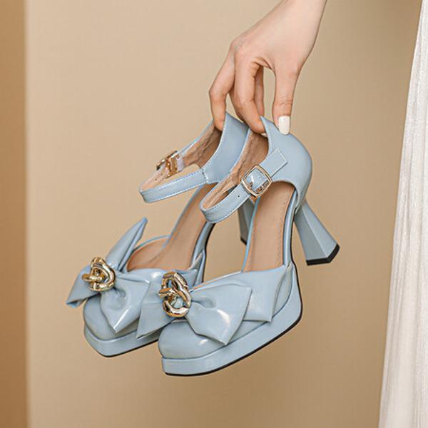 Handcrafted Luxury Leather Women's Shoes: Elegance in Every Stitch.(Ebaiyilinx24-18)