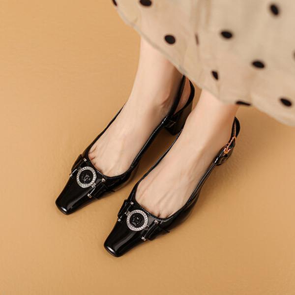 Exquisite Handcrafted Leather Women's Shoes with Elegance(Ebaiyilinx24-24)