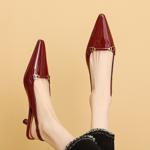 Handcrafted Leather Women's Shoes: Luxury & Elegance(Ebaiyilinx24-30)
