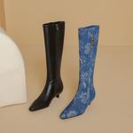 Elegant Handcrafted Leather Women's Shoes - Luxurious Craftsmanship(Ebaiyilinx24-47)